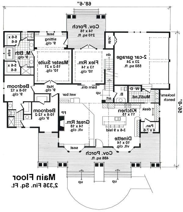 1st Floor Plan image of Edgartown House Plan